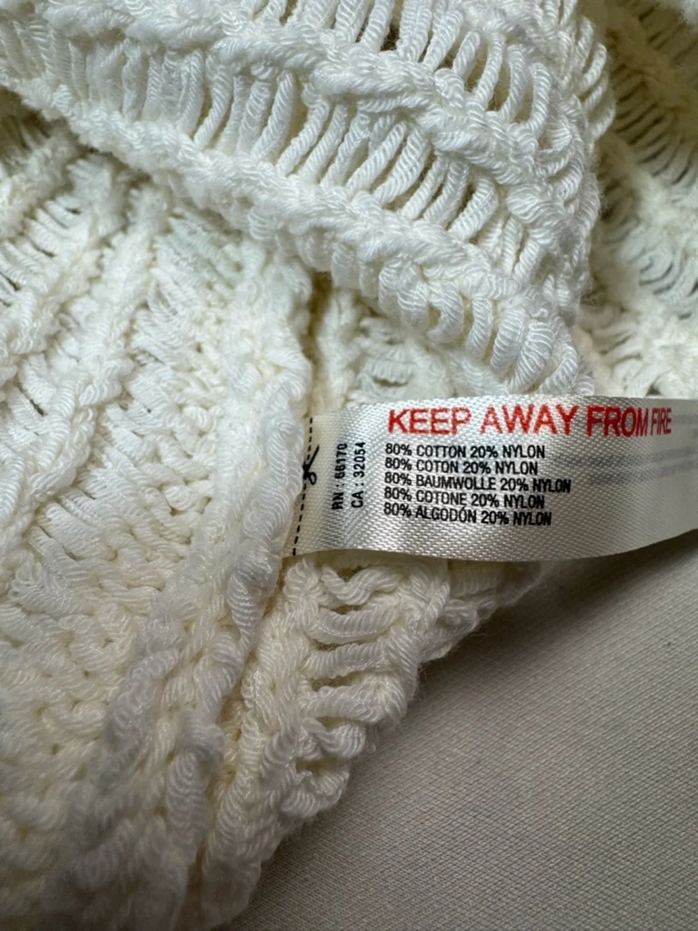 New Free People Havana Sweater Set In Coconut Milk Size L